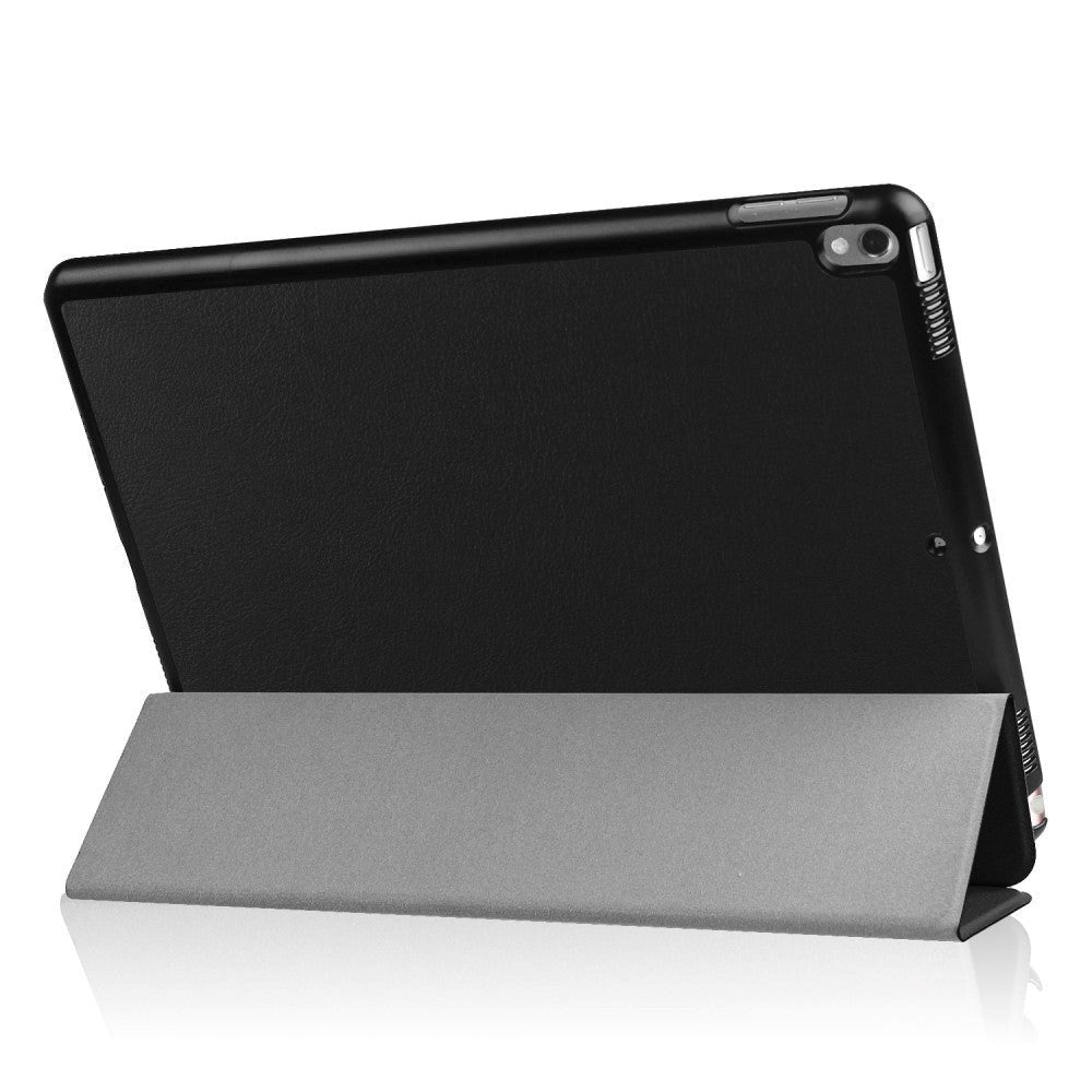 iPad Pro 10.5 / iPad Air (2019) Tri-Fold Læder Cover - Sort