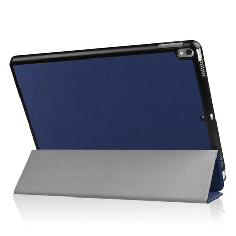 iPad Pro 10.5 / iPad Air (2019) Tri-Fold Læder Cover - Mørkeblå