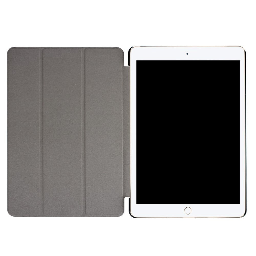 iPad Pro 10.5 / iPad Air (2019) Tri-Fold Læder Cover - Mørkeblå