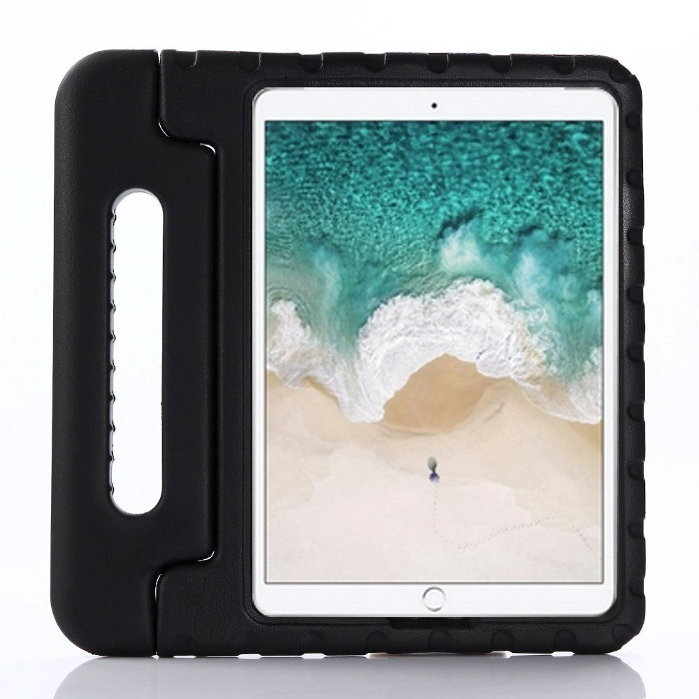 Apple iPad 10.2" (2021 / 2020 / 2019) / iPad Pro 10.5 / iPad Air (2019) Børnecover - Stødsikkert Cover m. Stand - Sort