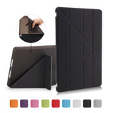 iPad (2018) / iPad (2017) Cover - Fleksibelt Origami Cover - Sort