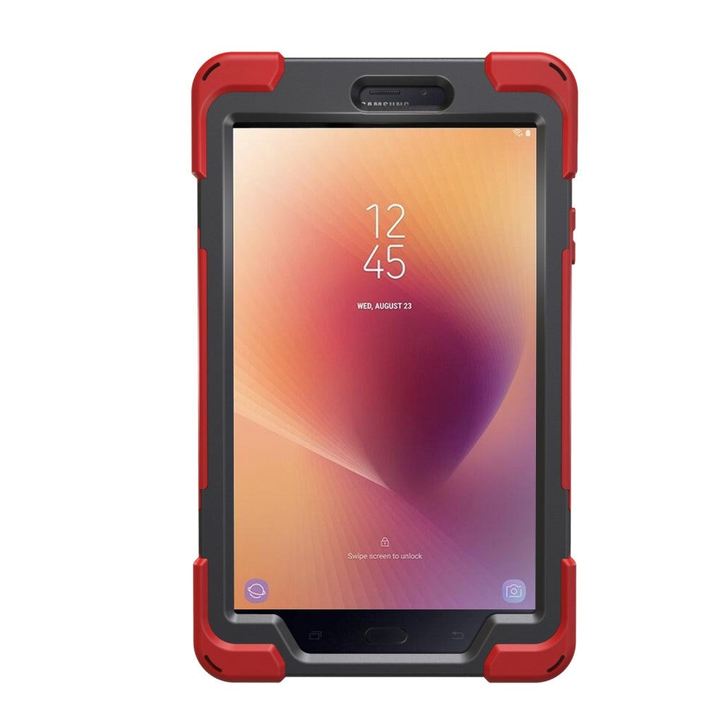 Samsung Galaxy Tab A 8.0 (2017) Hårdfør Håndværker Cover m. Flipstand - Rød