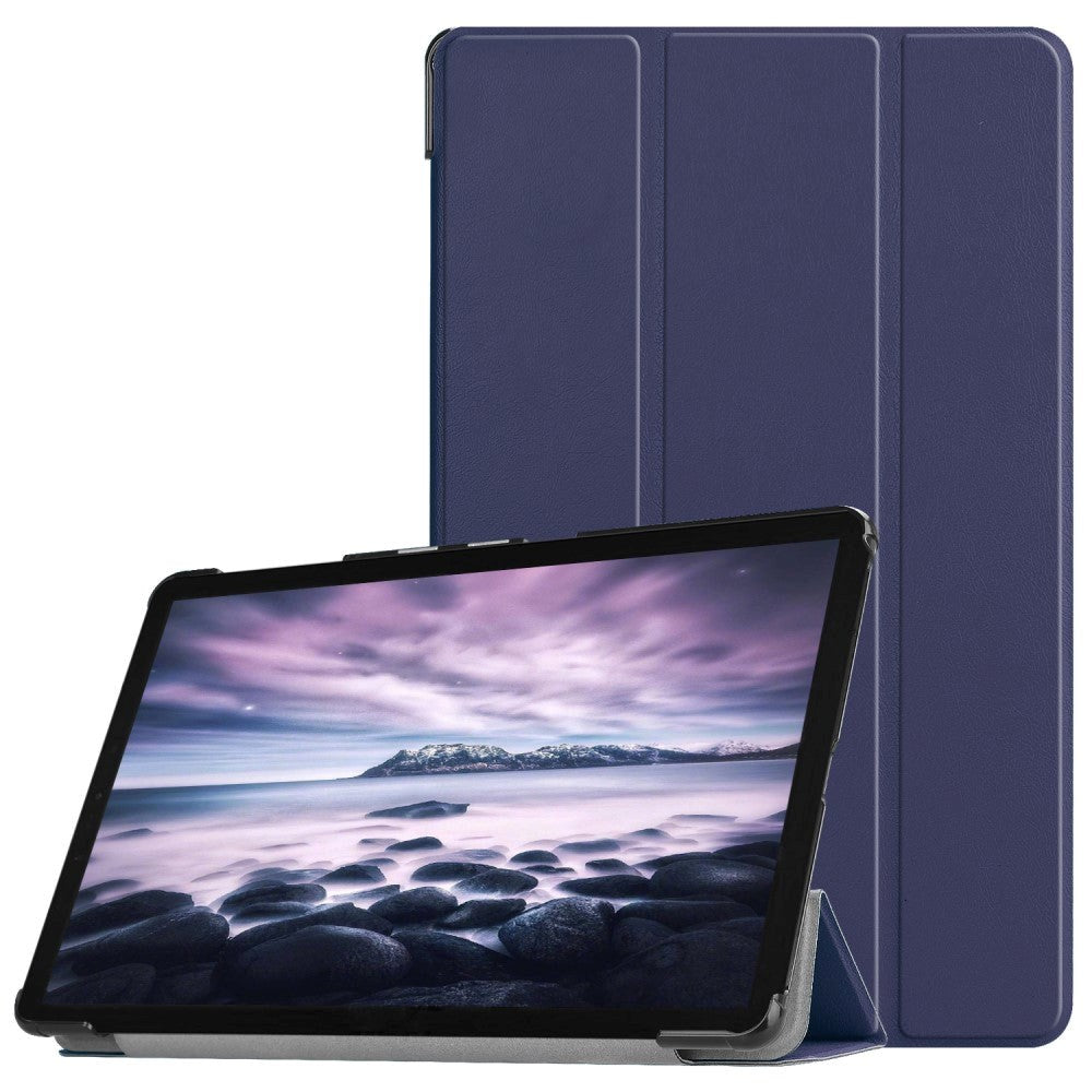 Samsung Galaxy Tab A 10.5" Cover m. Ståfunktion & Vågeblus - Mørkeblå