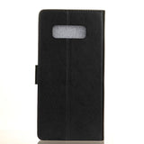 Samsung Galaxy S10e PU Læder Flip Cover m. Kortholder - Sort