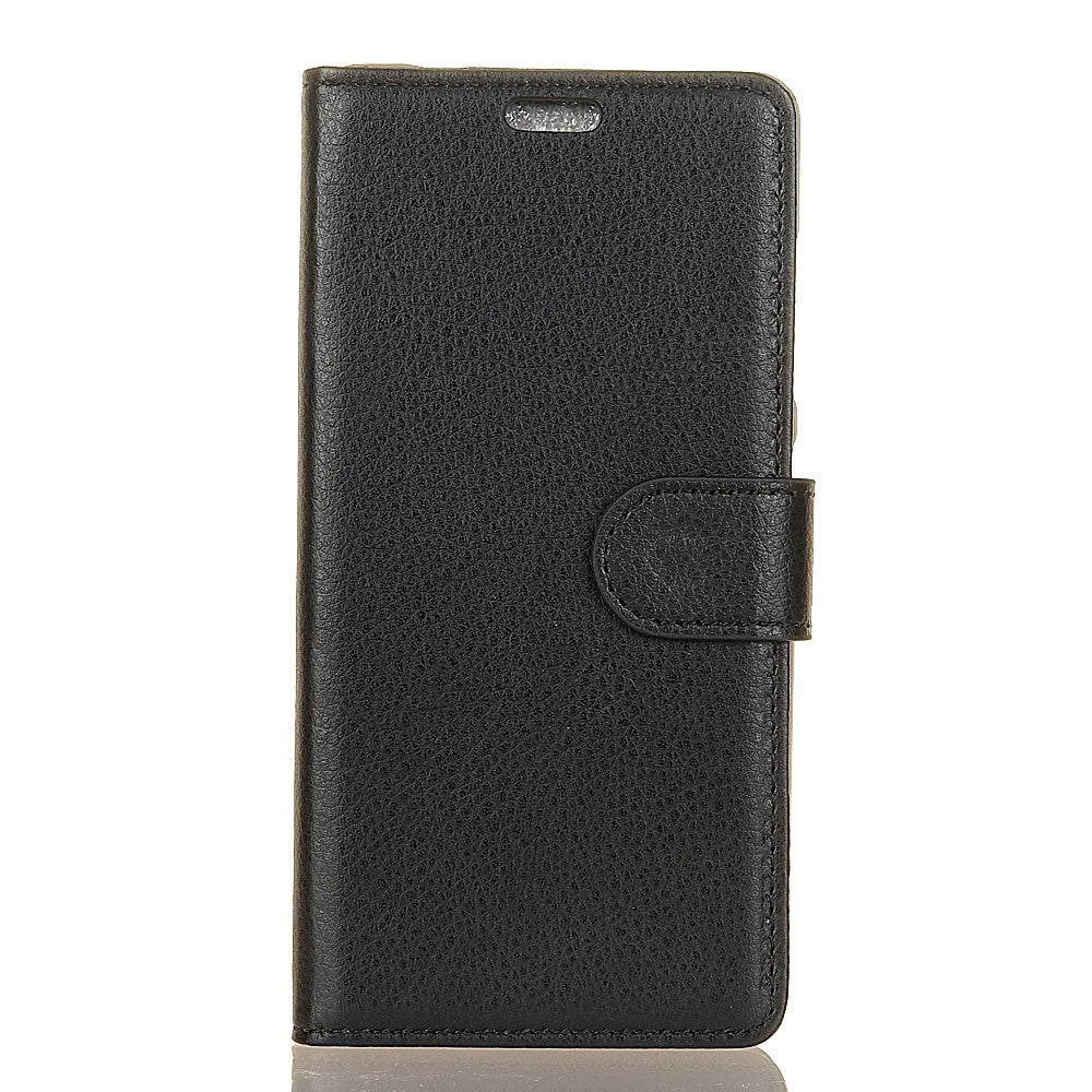 Samsung Galaxy S10e PU Læder Flip Cover m. Kortholder - Sort