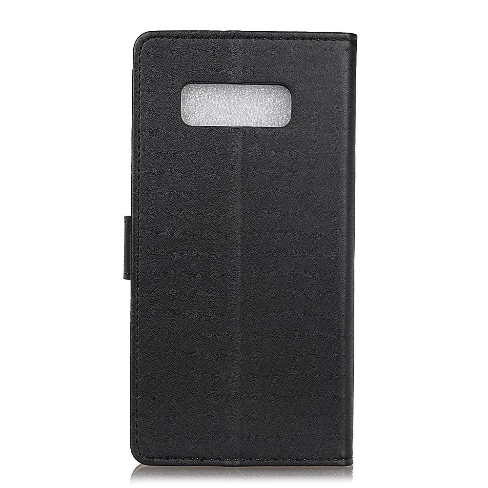 Samsung Galaxy S10e Slim Wallet Læder Cover m. Pung Sort