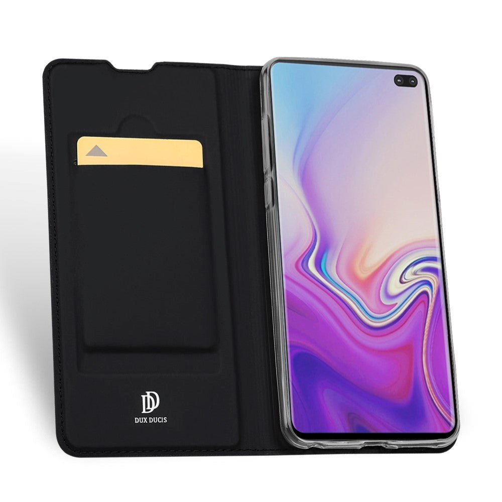 Samsung Galaxy S10+ Plus Dux Ducis Flip Cover - Sort