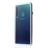 Samsung Galaxy A9 (2018) Magnetisk Cover m. Glasbagside - Hvid