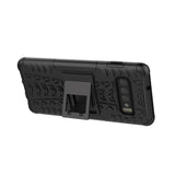 Samsung Galaxy S10+ Plus Håndværker Bagsidecover m. Stand - Sort