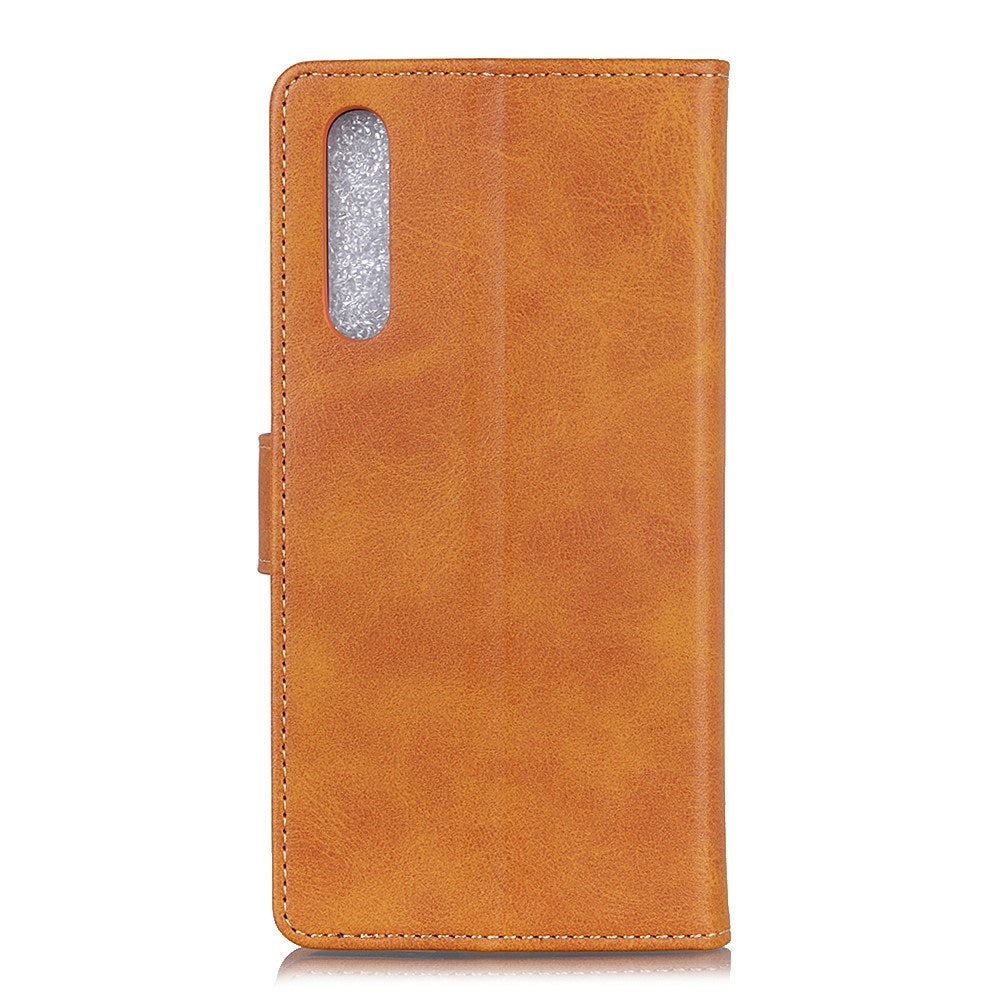 EIDERWOOD - Samsung Galaxy A30s / A50 - Kunstlæder Flip Cover m. Kortholder & Ståfunktion - Brun
