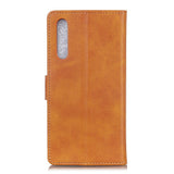 EIDERWOOD - Samsung Galaxy A30s / A50 - Kunstlæder Flip Cover m. Kortholder & Ståfunktion - Brun