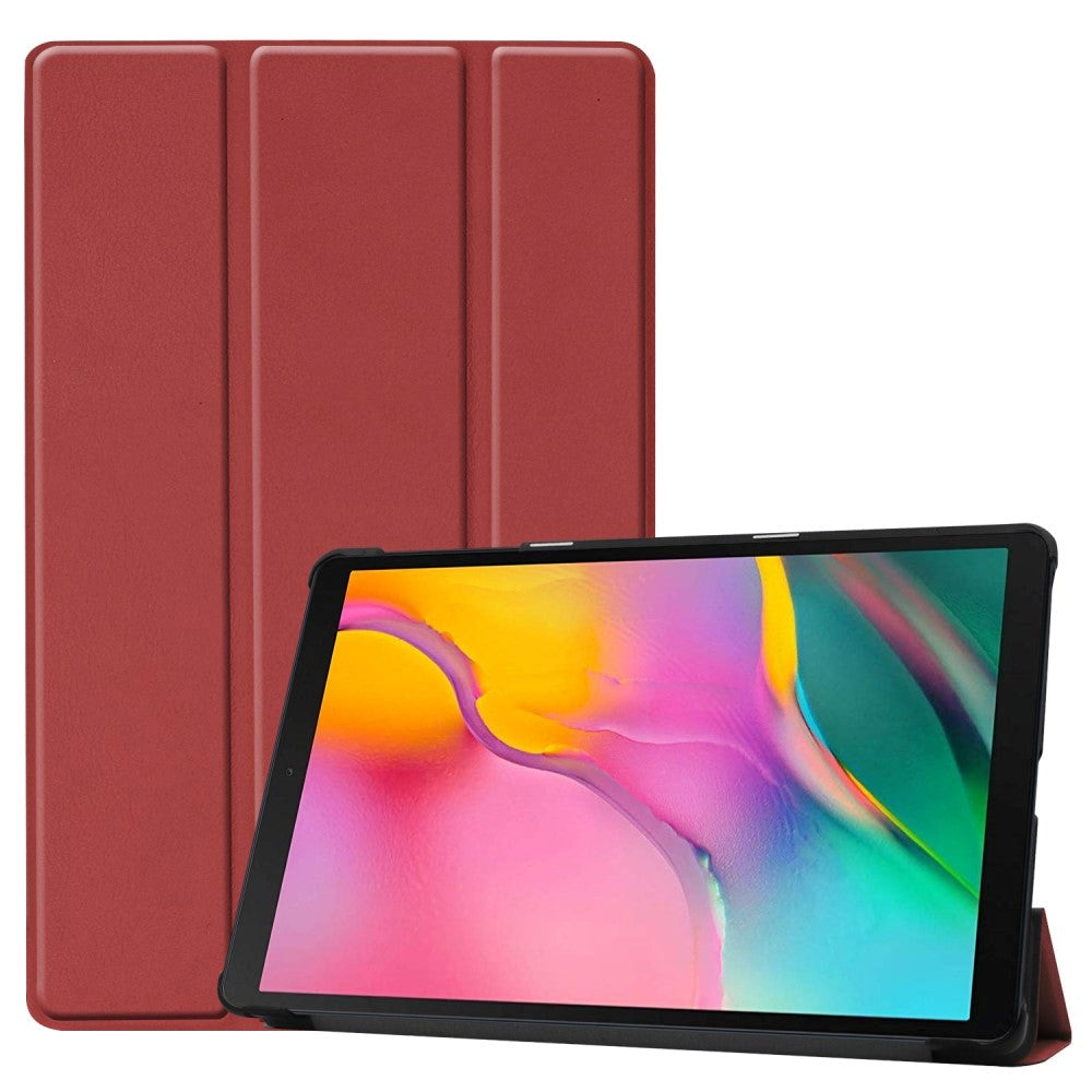 Samsung Galaxy Tab A 10.1 (2019) Foldbart Cover m. Stand - Bordeaux Rød