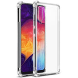 Samsung Galaxy A30s / A50 IMAK Plastik Cover med Beskyttelsesfilm - Gennemsigtig