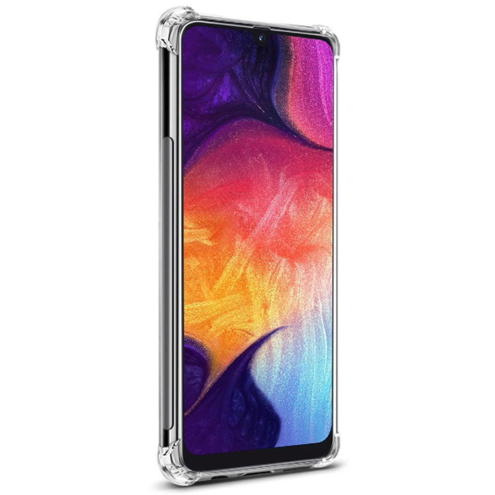 Samsung Galaxy A30s / A50 IMAK Plastik Cover med Beskyttelsesfilm - Gennemsigtig