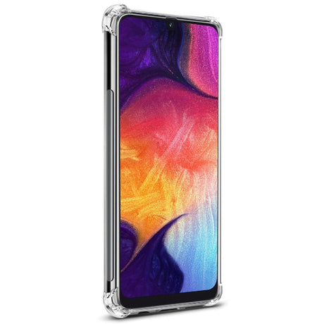 Samsung Galaxy A30s / A50 IMAK Plastik Cover med Beskyttelsesfilm - Gennemsigtig