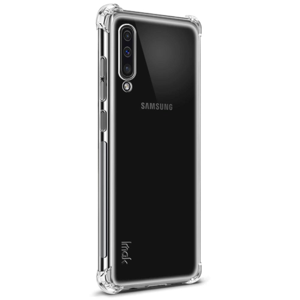 Samsung Galaxy A30s / A50 IMAK Plastik Cover med Beskyttelsesfilm - Gennemsigtig