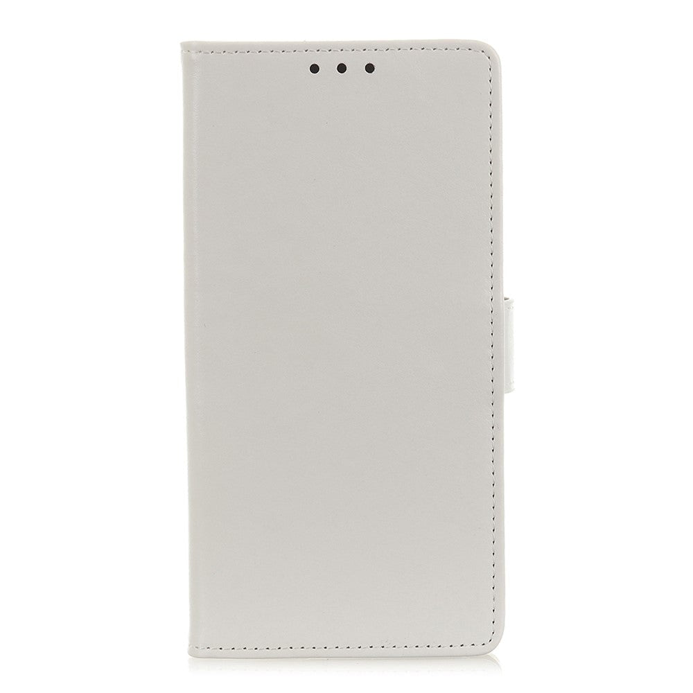 Samsung Galaxy A20e Læder Flip Cover - Hvid