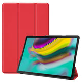 Samsung Galaxy Tab S5e Læder Cover m. Stand - Rød