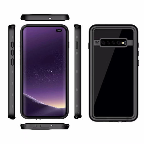 Samsung Galaxy S10+ (Plus) Redpepper IP68 Vandtæt Cover - Sort