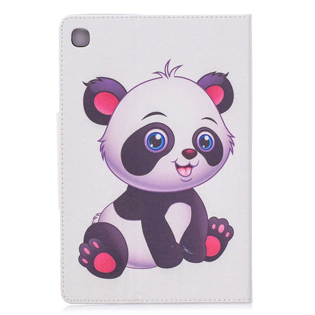 Samsung Galaxy Tab A 10.1" (2019) Læder Cover m. Folde & Standerfunktion - Baby Panda