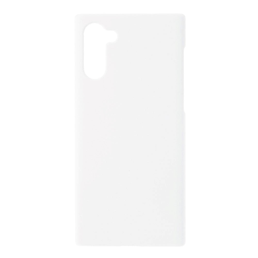 Samsung Galaxy Note 10 Hårdt Plastik Bagside Cover - Hvid