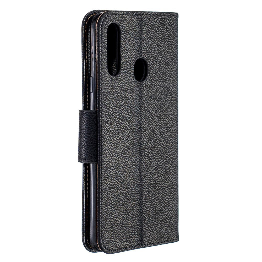 EIDERWOOD Samsung Galaxy A20s Kunstlæder Flip Cover m. Pung & Ståfunktion - Sort