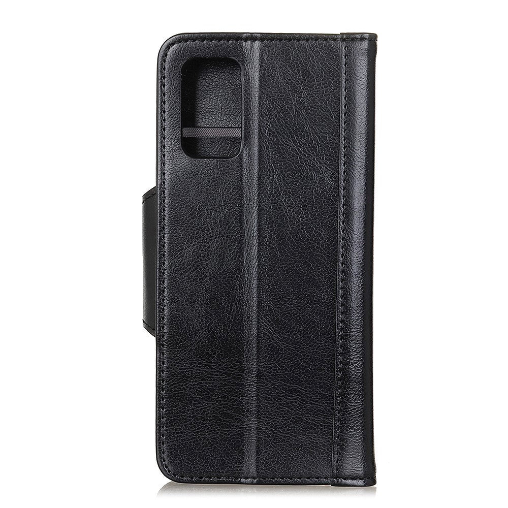 Samsung Galaxy S20 Cowhide Læder Cover m. Pung Sort