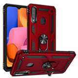 Samsung Galaxy A20s Håndværker Case m. Magnetisk Kickstand - Rød