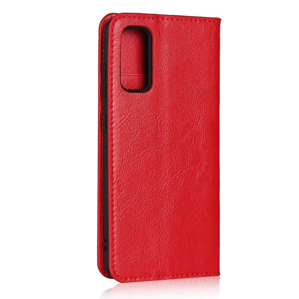 EIDERWOOD - Samsung Galaxy S20 - Kunstlæder Flip Cover m. Kortholder & Ståfunktion - Rød