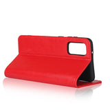 EIDERWOOD - Samsung Galaxy S20 - Kunstlæder Flip Cover m. Kortholder & Ståfunktion - Rød