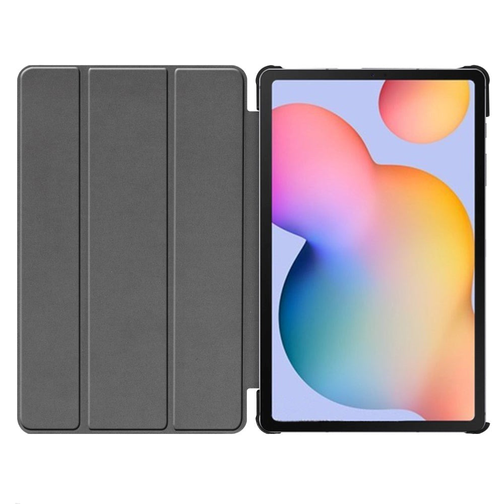 Samsung Galaxy Tab S6 Lite (2020-2024) Tri-Fold Læder Cover - Sort