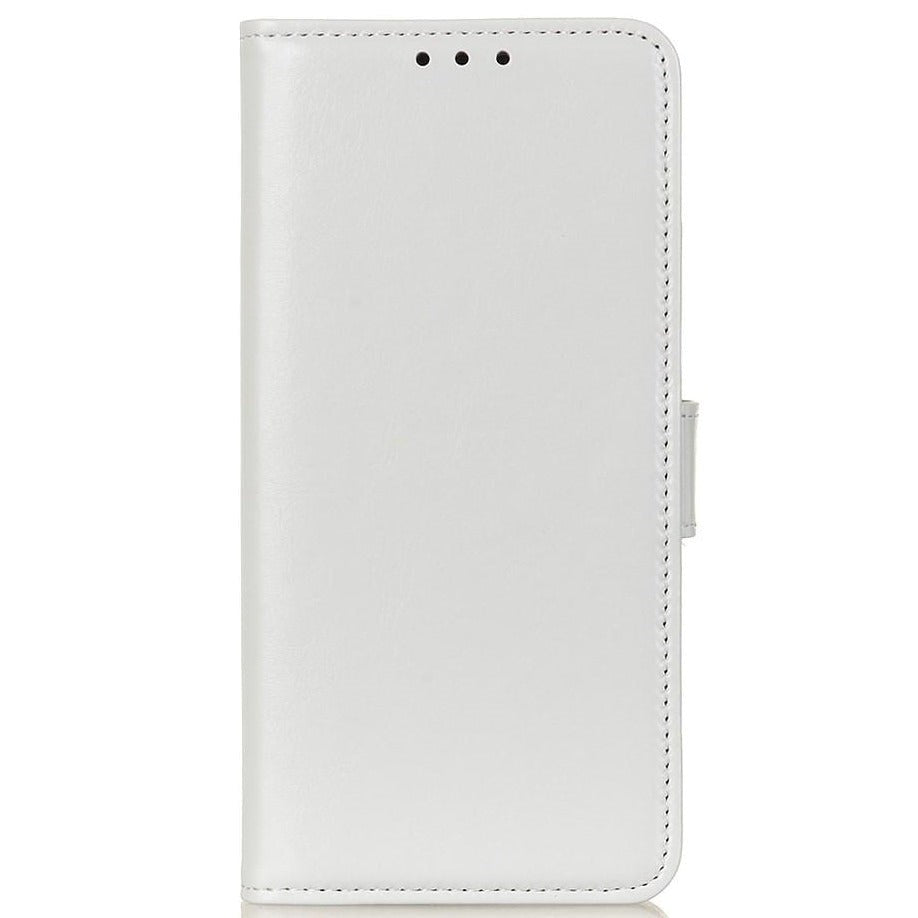 Samsung Galaxy M11 Læder Flip Cover m. Pung & Ståfunktion - Hvid