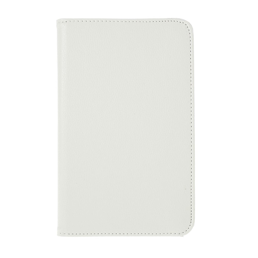 Litchi Samsung Galaxy Tab A 8.4 (2020) Læder Flip Cover m. 360 Graders Ståfunktion - Hvid