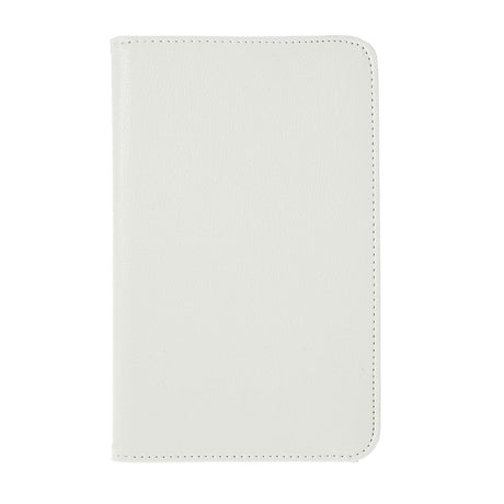 Litchi Samsung Galaxy Tab A 8.4 (2020) Læder Flip Cover m. 360 Graders Ståfunktion - Hvid