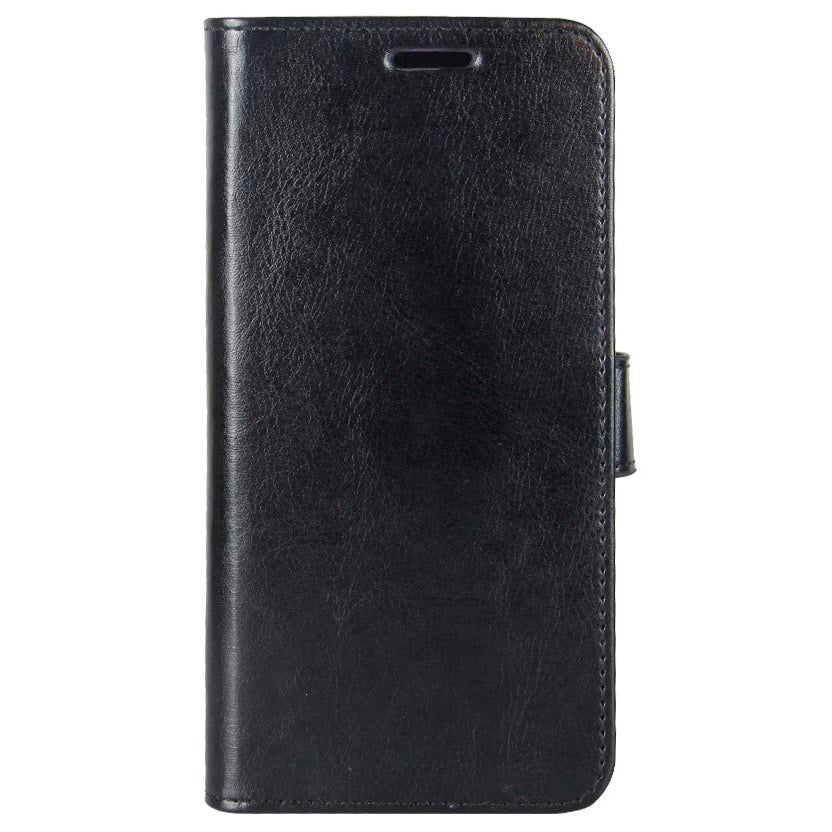 Samsung Galaxy Xcover Pro Neutralt Læder Flip Cover m. Pung Sort