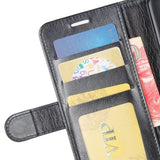 Samsung Galaxy Xcover Pro Neutralt Læder Flip Cover m. Pung Sort