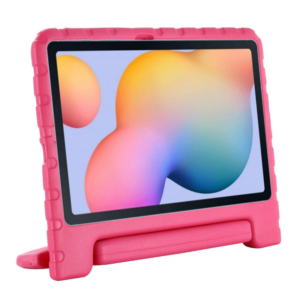 Samsung Galaxy Tab S6 Lite (2020-2024) Børne Cover - Kids Portable Stand Cover - Lyserød