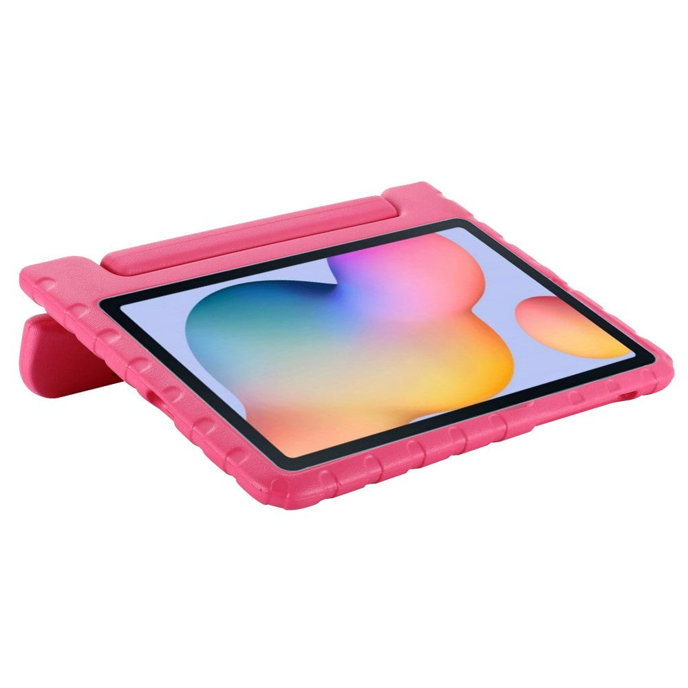 Samsung Galaxy Tab S6 Lite (2020-2024) Børne Cover - Kids Portable Stand Cover - Lyserød