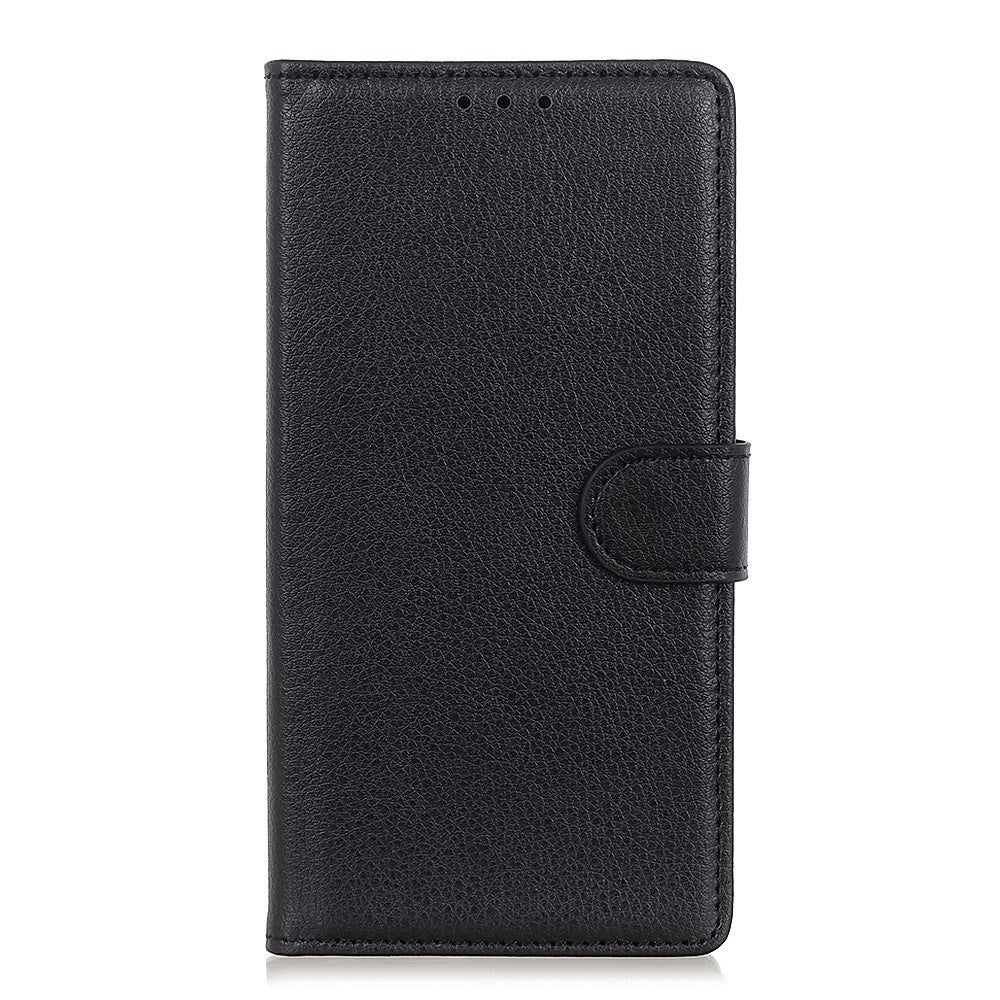 Samsung Galaxy Note 20 Ultra Læder Flip Cover m. Stander - Sort