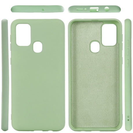 Samsung Galaxy A21s Silikone Cover - Grøn