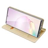 Samsung Galaxy Note 20 DUX DUCIS Skin Pro Series Læder Cover m. Kortholder - Guld