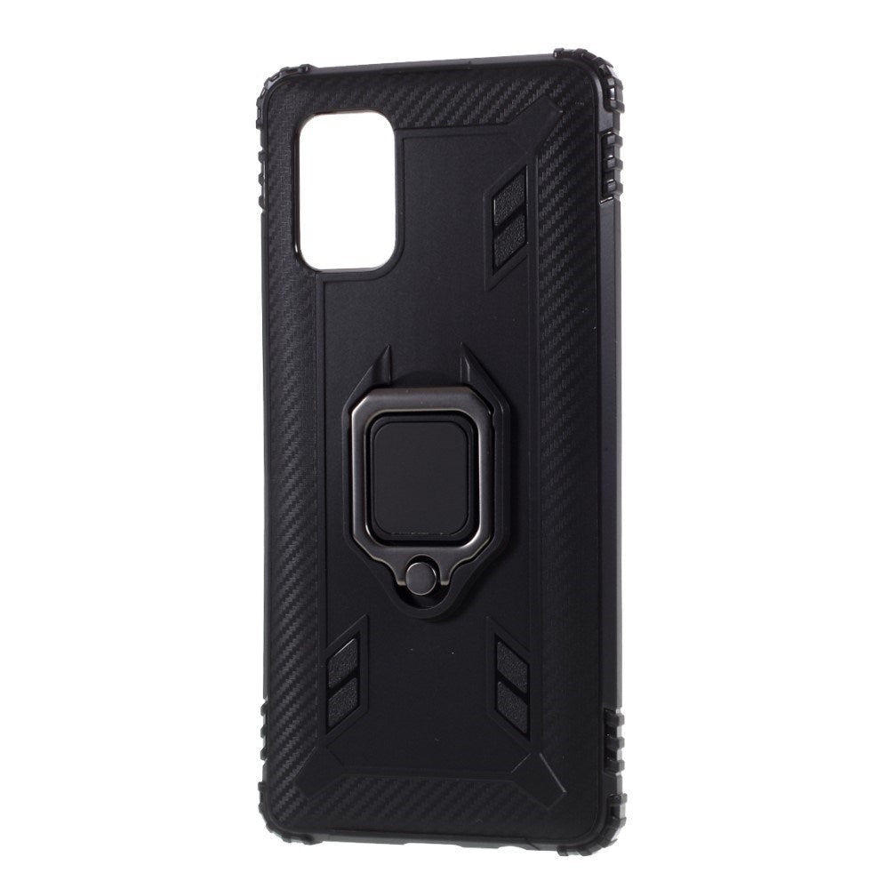 Samsung Galaxy A51 (5G) - EIDERWOOD Håndværker Cover m. Kickstand - Sort