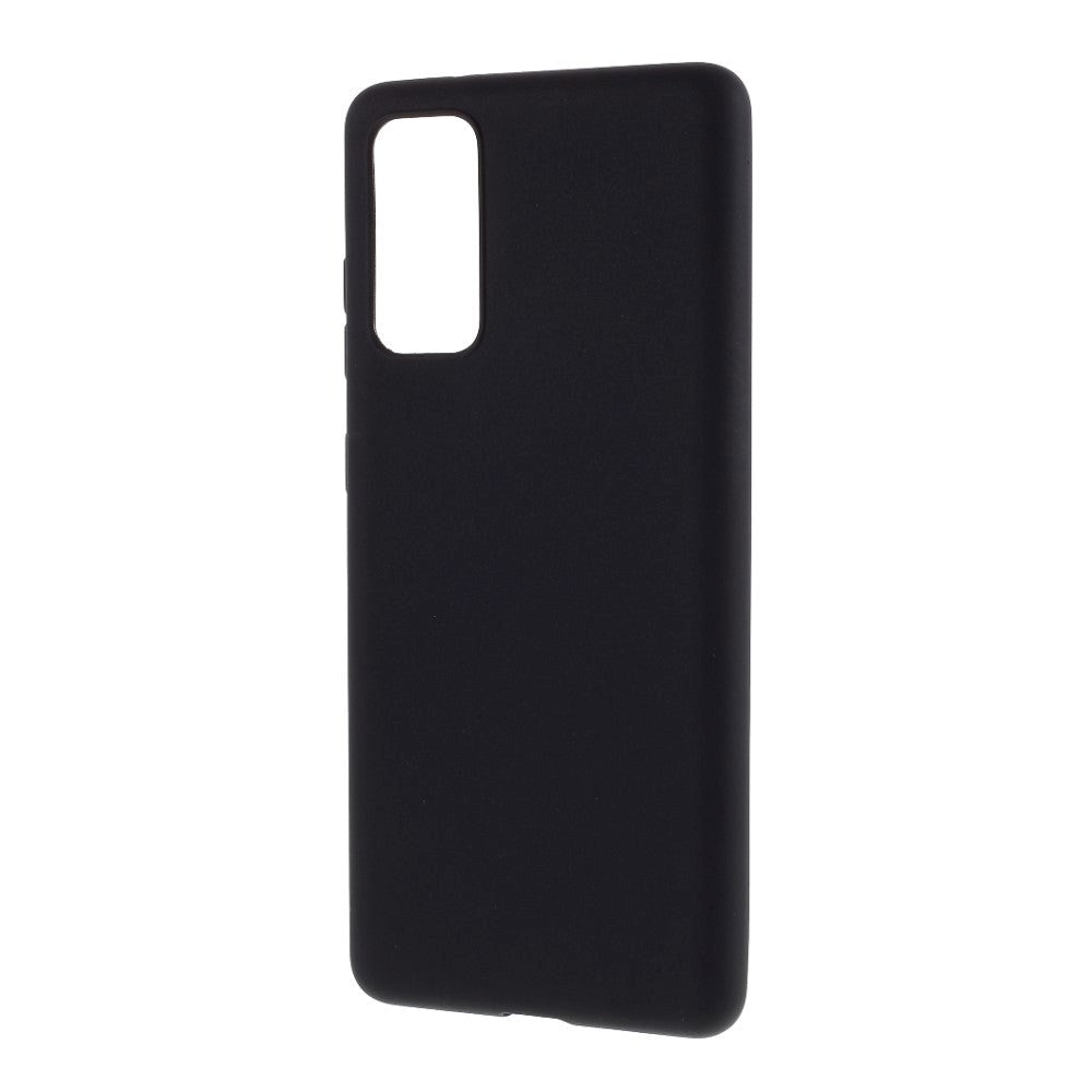 Samsung Galaxy S20 FE / S20 FE (5G) Mat Fleksibelt Bagside Cover - Sort