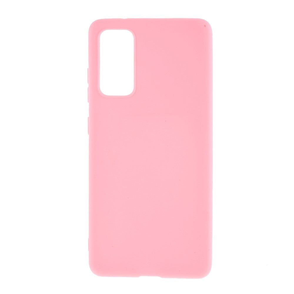 Samsung Galaxy S20 FE / S20 FE (5G) Mat Fleksibelt Bagside Cover - Pink