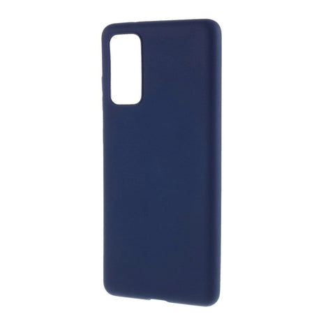 Samsung Galaxy S20 FE / S20 FE (5G) Mat Fleksibelt Bagside Cover - Blå