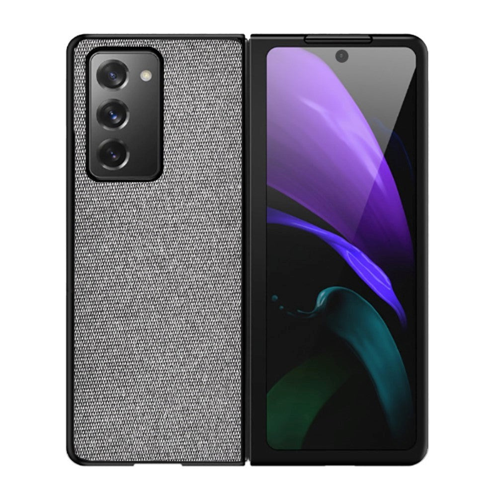 Samsung Galaxy Z Fold2 Stofbetrukket Cover - Grå