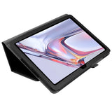 Samsung Galaxy Tab A7 10.4" (2022 / 2020) EIDERWOOD Litchi Flipcover m. Ståfunktion - Sort