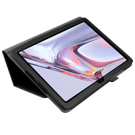 Samsung Galaxy Tab A7 10.4" (2022 / 2020) EIDERWOOD Litchi Flipcover m. Ståfunktion - Sort