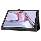 Samsung Galaxy Tab A7 10.4" (2022 / 2020) EIDERWOOD Litchi Flipcover m. Ståfunktion - Sort