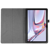 Samsung Galaxy Tab A7 10.4" (2022 / 2020) EIDERWOOD Litchi Flipcover m. Ståfunktion - Sort